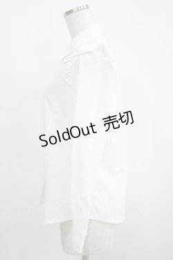 画像2: Fi.n.t / ショルダーフリルブラウス Free OFF WHITE H-25-05-16-1055-CA-BL-NS-ZH