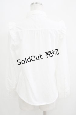 画像3: Fi.n.t / ショルダーフリルブラウス Free OFF WHITE H-25-05-16-1055-CA-BL-NS-ZH