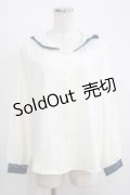 Fi.n.t / ヒートカットセーラーブラウス Free OFF/NAVY H-25-05-16-1057-CA-BL-NS-ZH