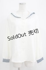 Fi.n.t / ヒートカットセーラーブラウス Free OFF/NAVY H-25-05-16-1057-CA-BL-NS-ZH