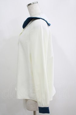 画像2: Fi.n.t / ヒートカットセーラーブラウス Free OFF/NAVY H-25-05-16-1057-CA-BL-NS-ZH