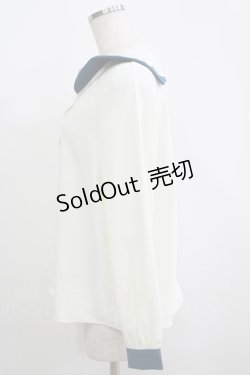 画像2: Fi.n.t / ヒートカットセーラーブラウス Free OFF/NAVY H-25-05-16-1057-CA-BL-NS-ZH