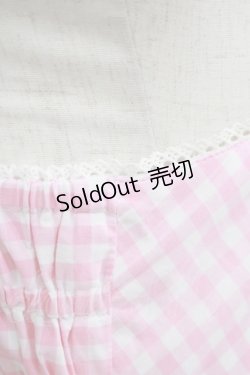画像5: Angelic Pretty / ギンガム配色肩リボンジャンパースカート Free ピンク/ラベンダー H-25-05-16-1005-AP-OP-NS-ZH