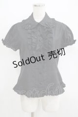 BABY,THE STARS SHINE BRIGHT / ストライプフリルブラウス Free ブラック H-25-05-16-1063-BA-BL-NS-ZH