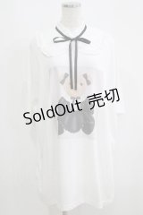 Ank Rouge / ロリータ ベアプリントBIGTE M シロ H-25-05-16-1064-CA-TS-NS-ZH