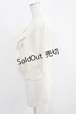 画像2: Fi.n.t / フロントリボンニットプルオーバー Free OFF WHITE H-25-05-16-1074-CA-TO-NS-ZH