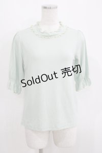 Fi.n.t / 配色メローカットトップス Free MINT H-25-05-16-1075-CA-TO-NS-ZH