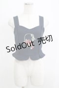 Fi.n.t / ストロベリーバスケット刺繍ビスチェ Free INDIGO H-25-05-16-1076-CA-TO-NS-ZH