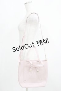 m petit by misako / AMマエリボン2WAYバッグ  ピンク H-25-05-16-1078-LO-BG-YZ-ZH