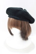 axes femme / ニットベレ‐帽  ブラック H-25-05-16-1079-AX-AC-NS-ZH