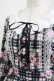 画像5: Ank Rouge / ストロベリーチェックワンピース M ブラック H-25-05-16-1007-CA-OP-NS-ZH