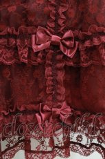 画像5: metamorphose / 【プラスサイズ】永遠の花嫁ドレス プラスサイズ えんじ H-25-05-16-1001-ME-OP-NS-ZH (5)