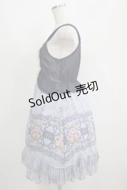 画像2: axes femme / シフォンワンピース M サックス H-25-05-16-1012-AX-OP-NS-ZH