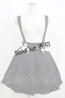 画像1: Secret Honey / レースアップピンタックフリルスカート Free ブラック H-25-05-16-1017-CA-SK-NS-ZH