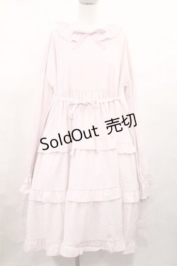 画像1: FLC / 皆方由衣コラボ/ティアードフリルワンピース M ピンク H-25-05-16-008-LO-OP-NS-ZH