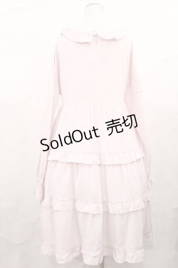 画像2: FLC / 皆方由衣コラボ/ティアードフリルワンピース M ピンク H-25-05-16-008-LO-OP-NS-ZH