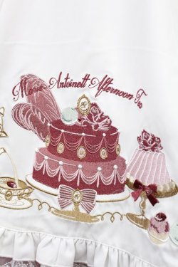 画像3: Amavel / 喫茶アマベルのアフタヌーン・ティーエプロンジャンパースカート Free オフ/ピンク H-25-05-16-014-CA-OP-NS-ZH