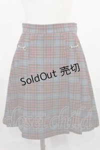 F i.n.t / ダブルビット使いプリーツスカート Free RED×NV H-25-05-16-022-CA-SK-NS-ZH
