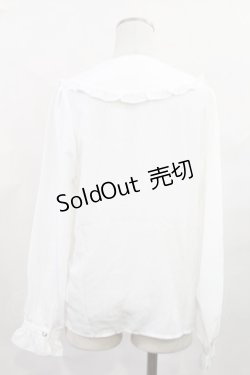 画像2: Amavel / トランプ刺繍ブラウス Free オフ H-25-05-16-024-CA-BL-NS-ZH