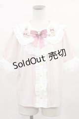 Amavel / 喫茶アマベルのアフタヌーン・ティーブラウス Free ピンク H-25-05-16-026-CA-BL-NS-ZH