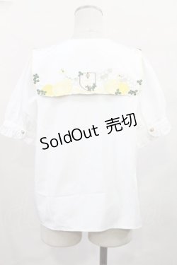画像2: axes femme kawaii / 2WAYセーラーブラウス M オフ H-25-05-16-029-AX-BL-NS-ZH