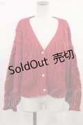 F&A / ニットカーディガン Free RED H-25-05-16-035-LO-TO-NS-ZH