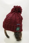 MILKBOY / グランドパターンニットCAP  ボルドー H-25-05-17-001-MB-AC-KB-ZH