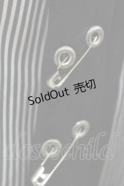 画像4: MILKBOY / ROUND COLLAR PUNK TIE SHIRTS  クロシロストライプ×クロ H-25-05-17-034-MB-BL-KB-ZH