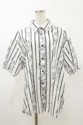 MILKBOY / CAT STRIPE SHIRTS  シロ H-25-05-17-035-MB-BL-KB-ZH