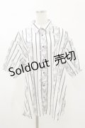 MILKBOY / CAT STRIPE SHIRTS  シロ H-25-05-17-035-MB-BL-KB-ZH