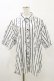 画像1: MILKBOY / CAT STRIPE SHIRTS  シロ H-25-05-17-035-MB-BL-KB-ZH (1)