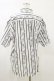 画像2: MILKBOY / CAT STRIPE SHIRTS  シロ H-25-05-17-035-MB-BL-KB-ZH (2)
