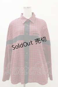MILKBOY / CROSS BLESS シャツ  レッドチェック H-25-05-17-037-MB-BL-KB-ZH