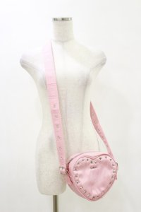 MILK / ハートスタッズショルダーバッグ  ピンク H-25-05-17-007-ML-BG-KB-ZH
