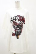 HYPER CORE / RAD JAMコラボレーションTシャツ  白 H-25-05-17-042-PU-TO-KB-ZH