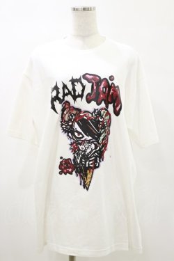 画像1: HYPER CORE / RAD JAMコラボレーションTシャツ  白 H-25-05-17-042-PU-TO-KB-ZH