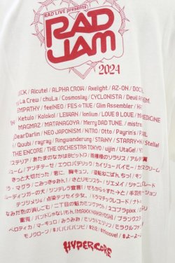 画像3: HYPER CORE / RAD JAMコラボレーションTシャツ  白 H-25-05-17-042-PU-TO-KB-ZH