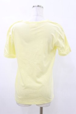 画像2: MALKOMALKA / プリントTシャツ  イエロー×黒 H-25-05-17-043-PU-TO-KB-ZH