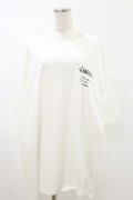 Candy Stripper / コラージュプリントBIG Tシャツ  白 H-25-05-17-045-PU-TO-KB-ZH
