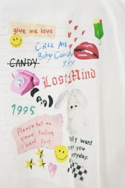 画像3: Candy Stripper / コラージュプリントBIG Tシャツ  白 H-25-05-17-045-PU-TO-KB-ZH