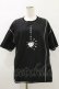 画像1: HELL CAT PUNKS / カラーステッチTシャツ  黒×白 H-25-05-17-047-PU-TO-KB-ZH (1)