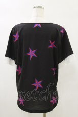 画像2: MALKOMALKA / プリントトップス  黒×白 H-25-08-26-021-PU-TO-KB-ZT495 (2)