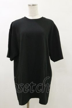 画像1: NieR Clothing / プリントCOTTON CUTSEW XL 黒 H-25-05-17-052-PU-TO-KB-ZH