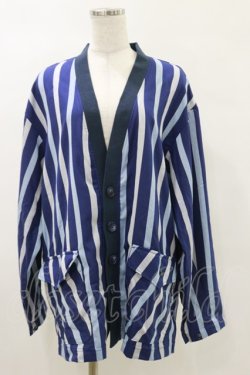 画像1: MILKBOY / REGIMENTAL CARDIGAN  ネイビー H-25-05-17-056-MB-TO-KB-ZH