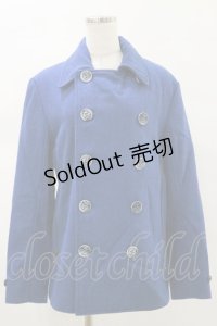 MILKBOY / ウールPコート  ブルー H-25-05-17-058-MB-CO-KB-ZT-C063