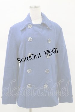 画像1: MILKBOY / ウールPコート  ブルー H-25-05-17-058-MB-CO-KB-ZH