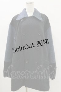 MILKBOY / 2TONE COAT  ブラック×アッシュブルー H-25-05-17-059-MB-CO-KB-ZH