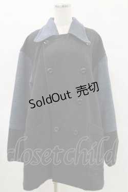 画像1: MILKBOY / 2TONE COAT  ブラック×アッシュブルー H-25-05-17-059-MB-CO-KB-ZH