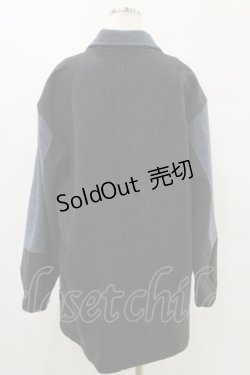 画像2: MILKBOY / 2TONE COAT  ブラック×アッシュブルー H-25-05-17-059-MB-CO-KB-ZH