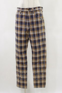 画像1: MILKBOY / CHECK PANTS  ネイビー H-25-05-17-062-MB-PA-KB-ZT0519H